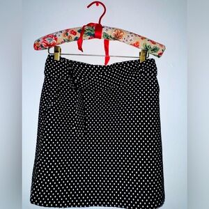 Mini polka dot skirt